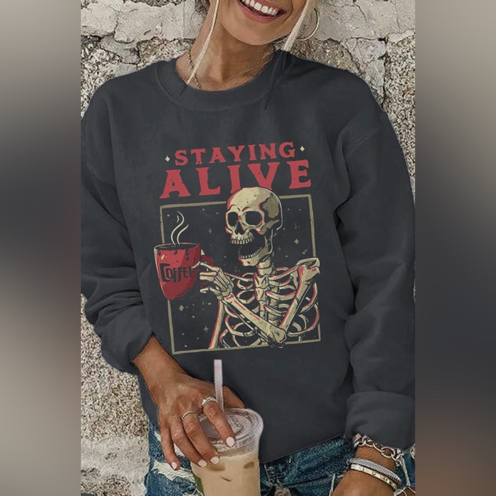 Staying Alive Sweater